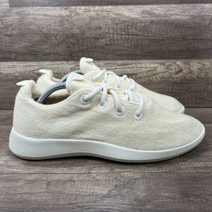 Allbirds WR Wool Runners Cream Womens US Size 9 EUR 39 Sneakers